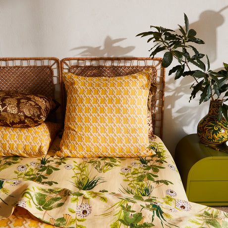 Maricela Linen Euro Pillowcase Set - Dune