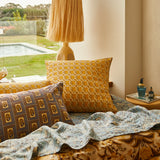 Maricela Linen Euro Pillowcase Set - Dune