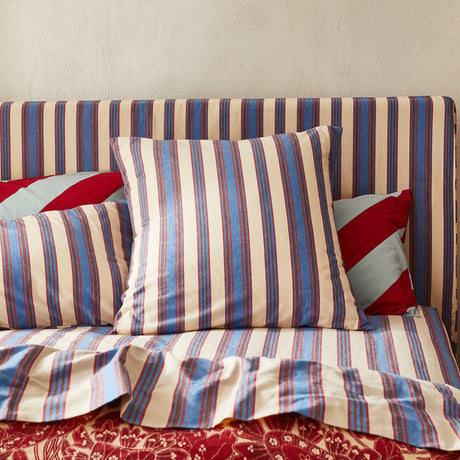 Selene Cotton Euro Pillowcase Set - Azure