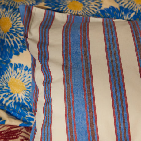 Selene Cotton Euro Pillowcase Set - Azure