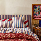 Selene Cotton Euro Pillowcase Set - Azure