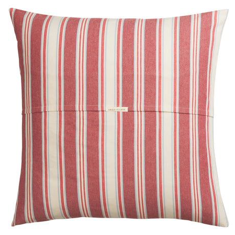 Selene Cotton Euro Pillowcase Set - Crimson