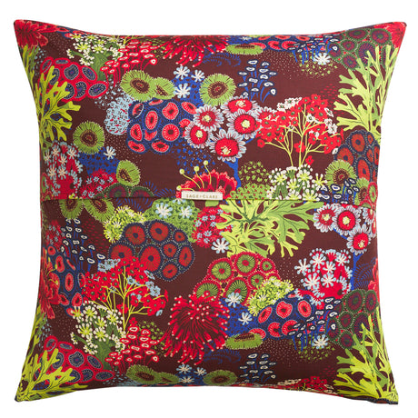 Cora Cotton Euro Pillowcase Set - Garnet