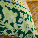 Thea Cotton Euro Pillowcase Set - Kelp