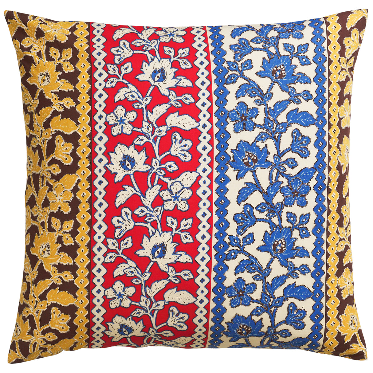 Thea Cotton Euro Pillowcase Set - Vermillion