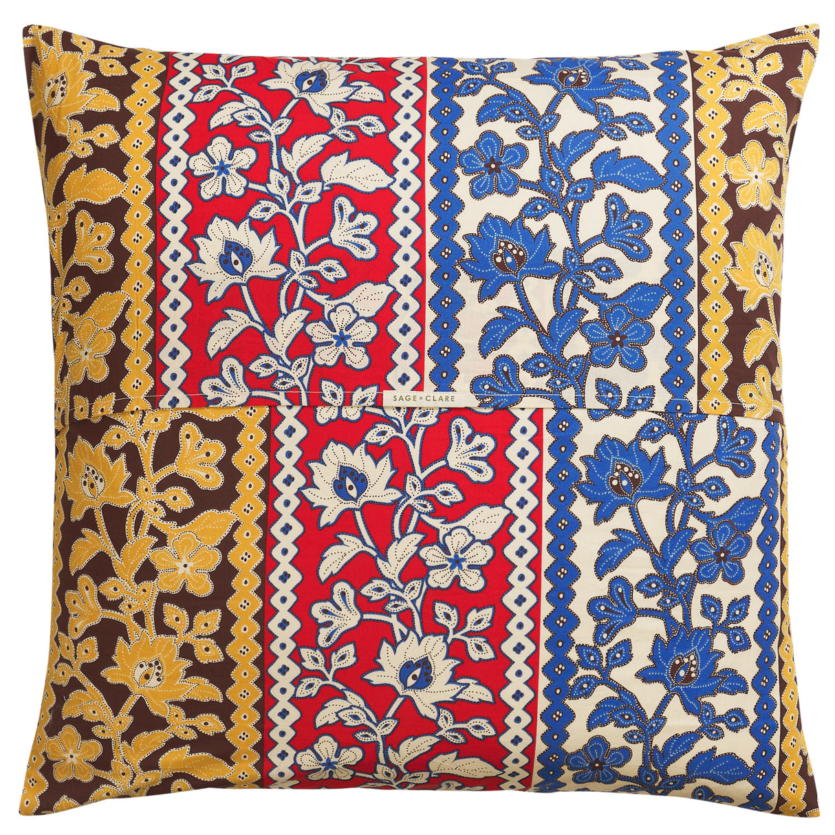 Thea Cotton Euro Pillowcase Set - Vermillion