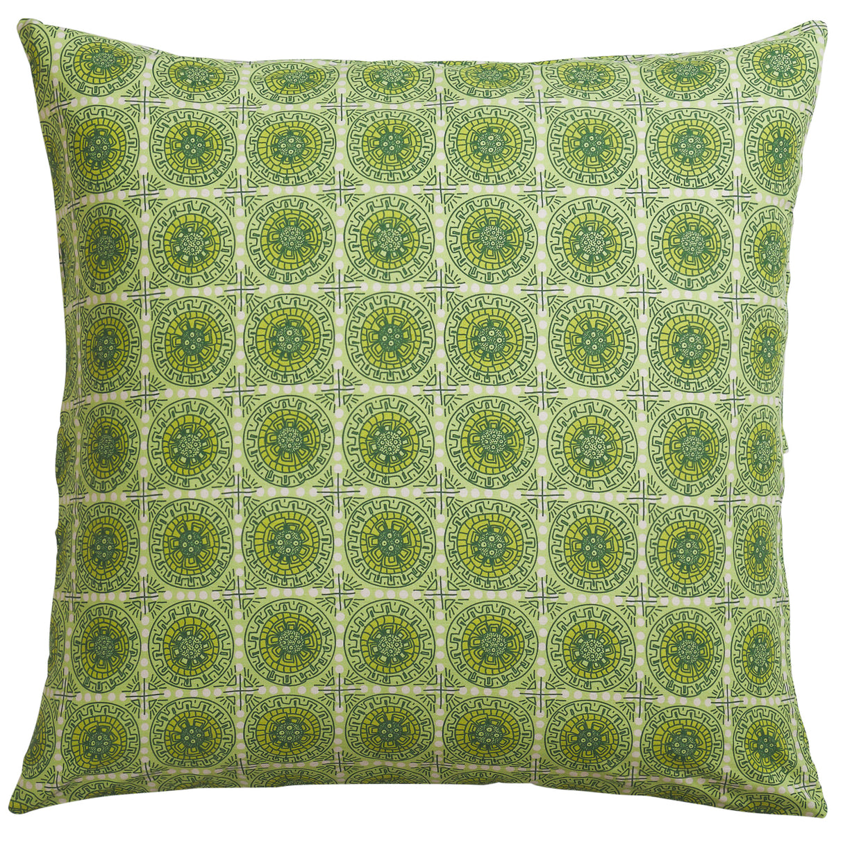 Gabriella Cotton Euro Pillowcase Set - Key Lime