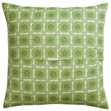 Gabriella Cotton Euro Pillowcase Set - Key Lime