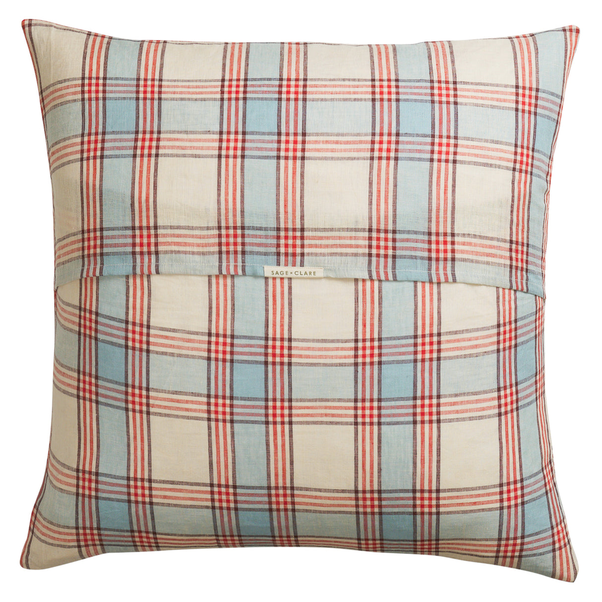 Isla Linen Euro Pillowcase Set - Cerulean