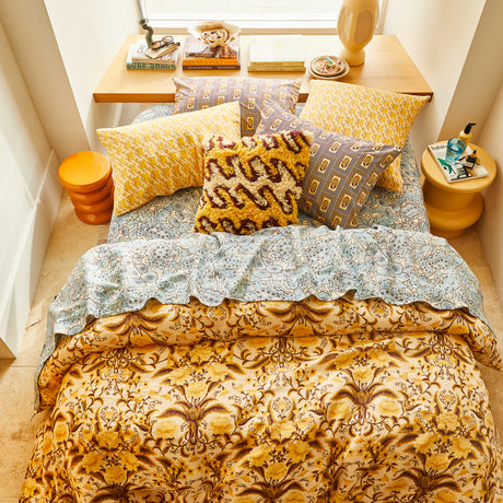 Maricela Linen Pillowcase Set - Dune Standard