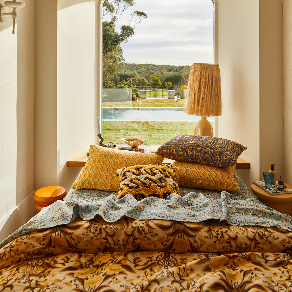 Maricela Linen Pillowcase Set - Dune Standard