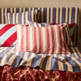 Selene Cotton Pillowcase Set - Crimson Standard