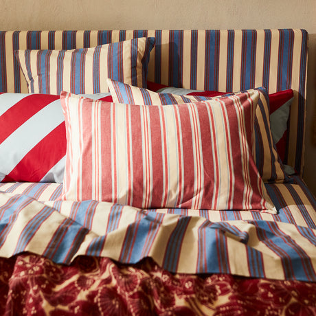 Selene Cotton Pillowcase Set - Crimson Standard