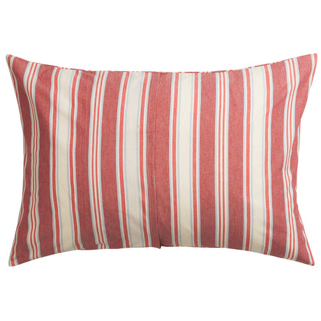 Selene Cotton Pillowcase Set - Crimson Standard