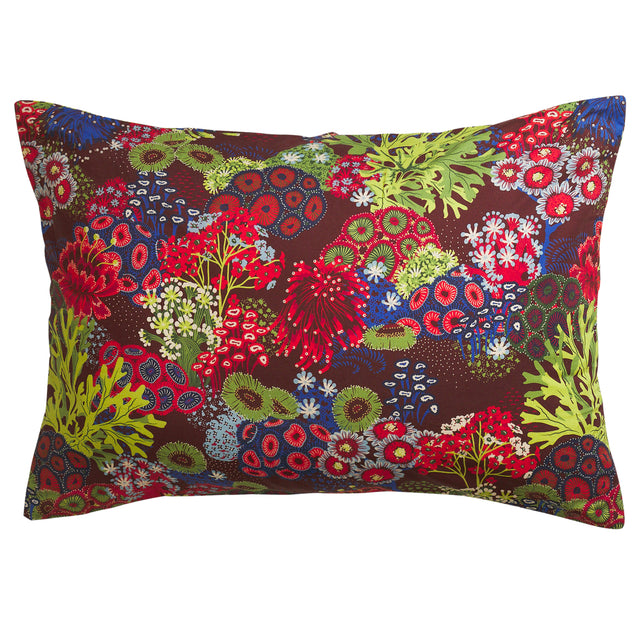 Cora Cotton Pillowcase Set - Garnet Standard