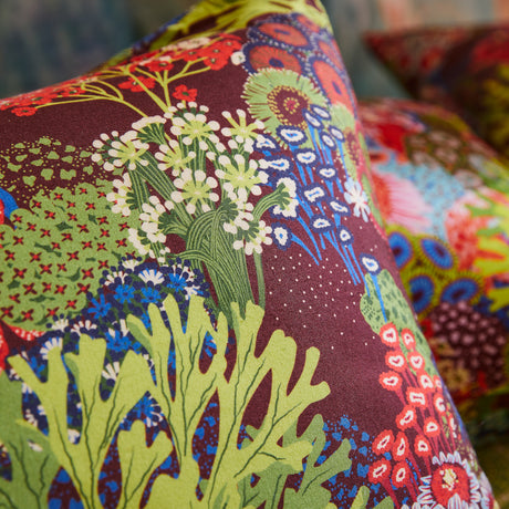 Cora Cotton Pillowcase Set - Garnet Standard