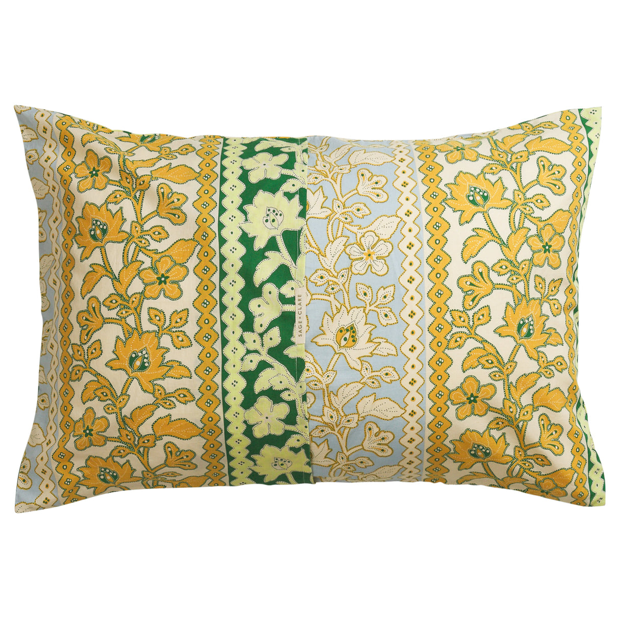 Thea Cotton Pillowcase Set - Kelp Standard