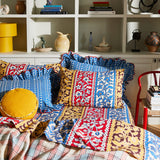 Thea Cotton Pillowcase Set - Vermillion Standard