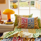 Thea Cotton Pillowcase Set - Vermillion Standard