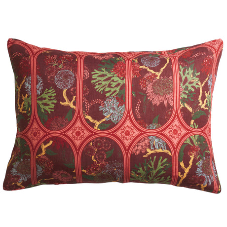 Naia Linen Pillowcase Set - Garnet Standard