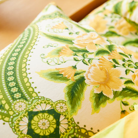 Margaret Cotton Pillowcase Set - La Palma Standard