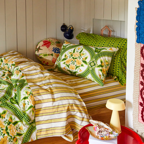 Margaret Cotton Pillowcase Set - La Palma Standard