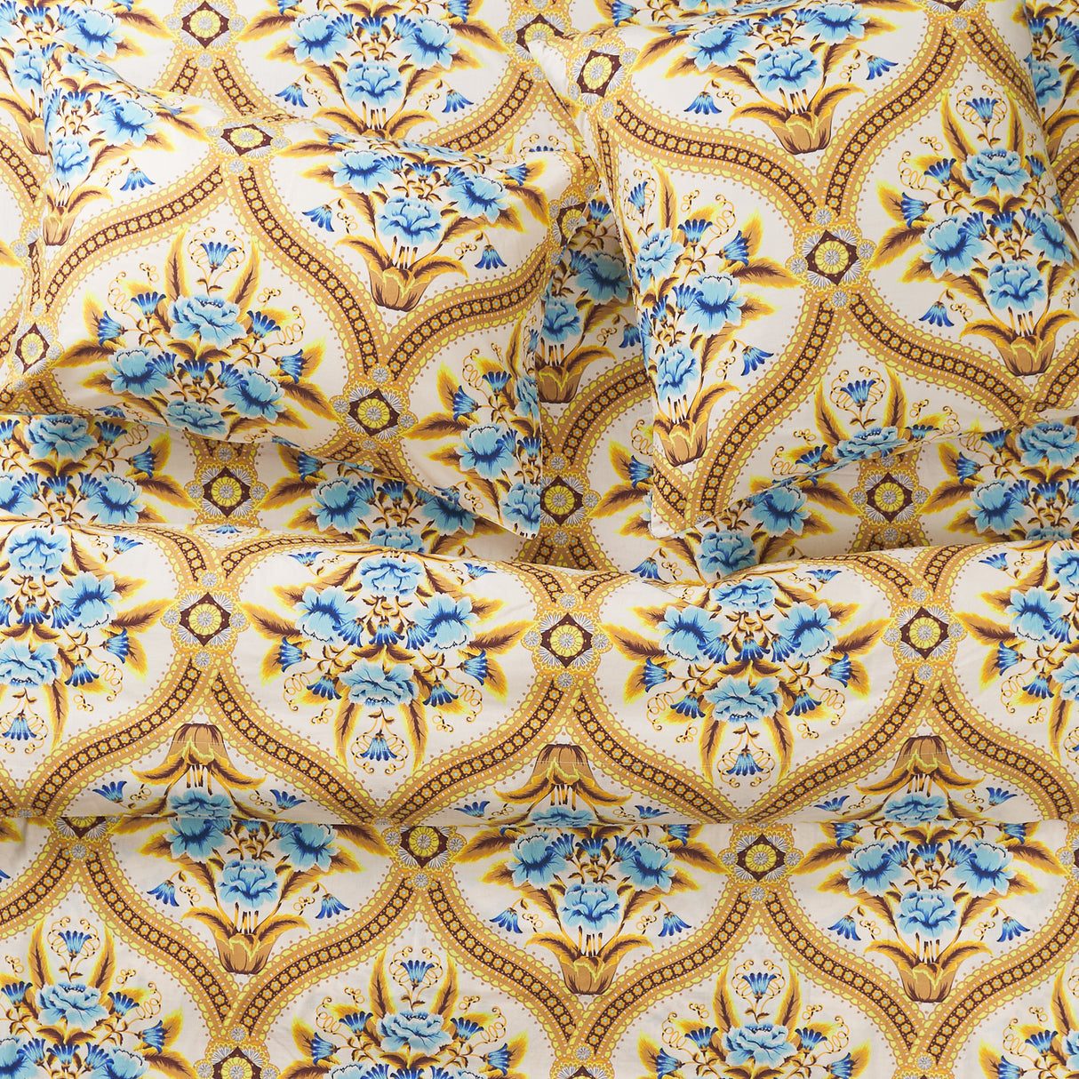 Margaret Cotton Pillowcase Set - Clay Standard