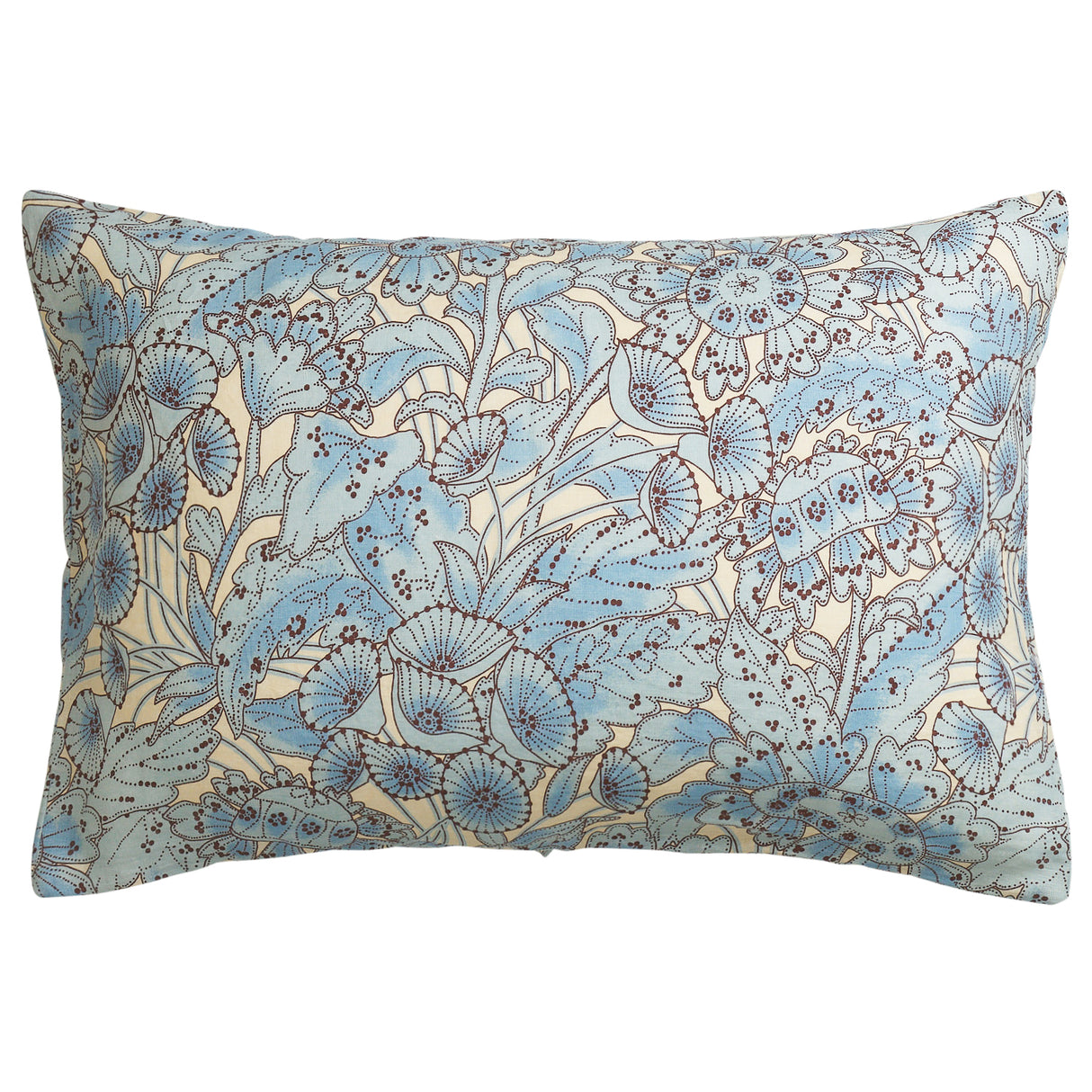 Lucia Linen Pillowcase Set - Cerulean Standard
