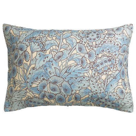 Lucia Linen Pillowcase Set - Cerulean Standard