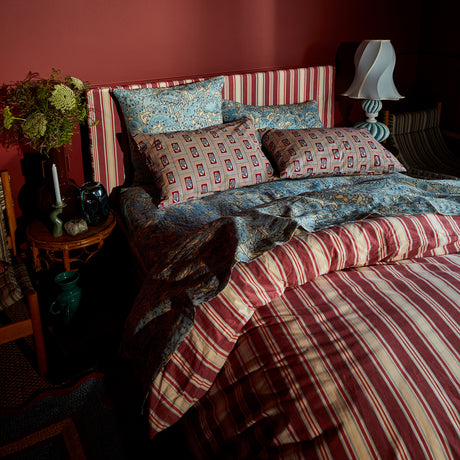 Lucia Linen Pillowcase Set - Cerulean Standard