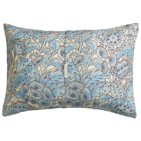 Lucia Linen Pillowcase Set - Cerulean Standard