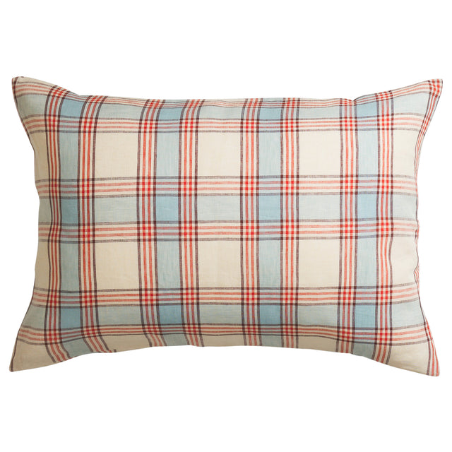 Isla Linen Pillowcase Set - Cerulean Standard