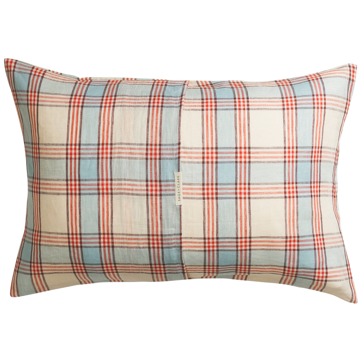 Isla Linen Pillowcase Set - Cerulean Standard