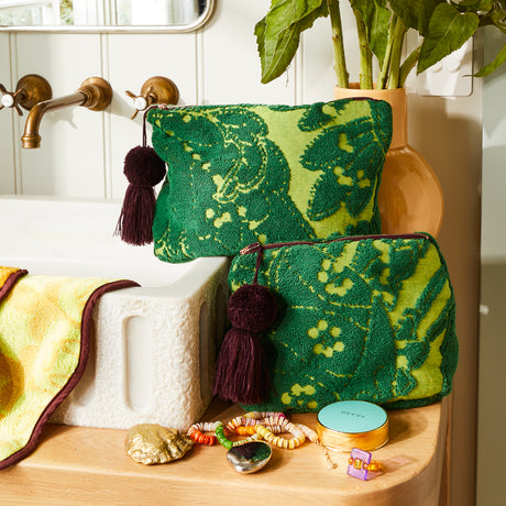 Lucia Terry Pouch - Kelp Small