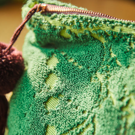 Lucia Terry Pouch - Kelp Small