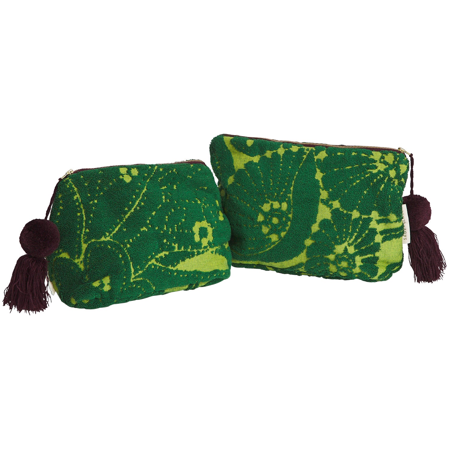 Lucia Terry Pouch - Kelp – Sage and Clare