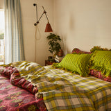Esme Cotton Pillowcase Set - Anise Standard