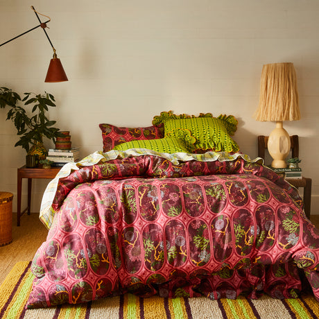 Esme Cotton Pillowcase Set - Anise Standard