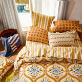 Gabriella Cotton Pillowcase Set - Dune Standard