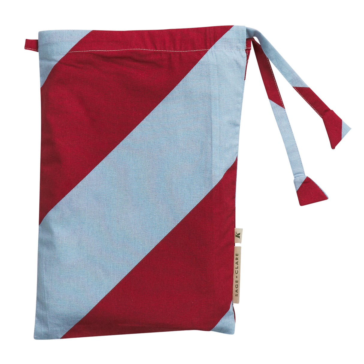 Clarice Cotton Pillowcase Set - Crimson Standard