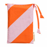 Clarice Cotton Pillowcase Set - Flame Standard