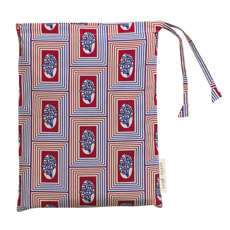Antonella Cotton Pillowcase Set - Crimson Standard