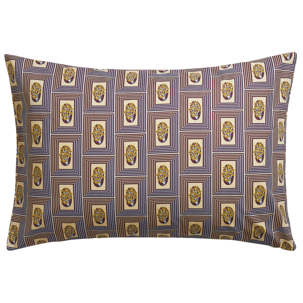 Antonella Cotton Pillowcase Set - Garnet Standard