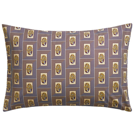 Antonella Cotton Pillowcase Set - Garnet Standard