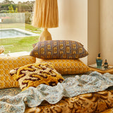 Antonella Cotton Pillowcase Set - Garnet Standard