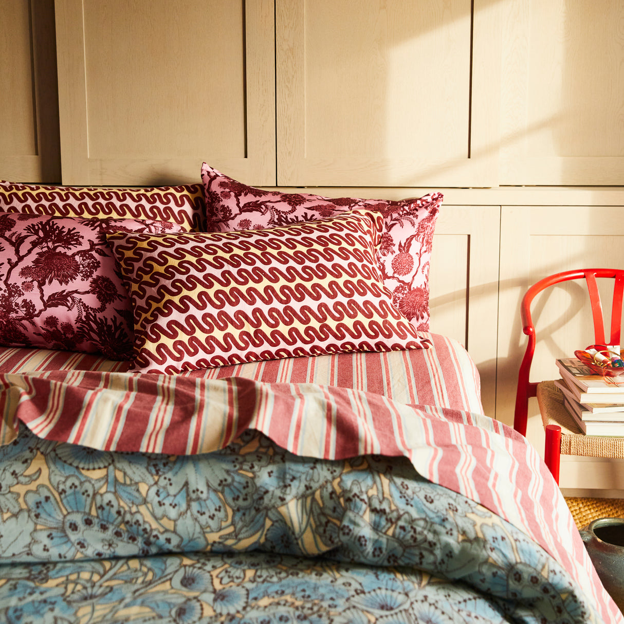 Marzia Linen Pillowcase Set - Orchid Standard