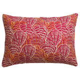 Claudelle Linen Pillowcase Set - Crimson Standard