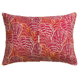Claudelle Linen Pillowcase Set - Crimson Standard