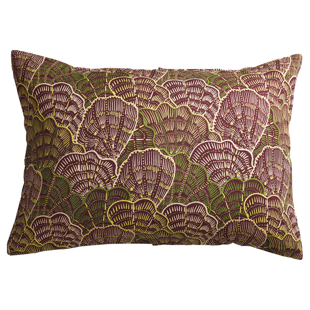 Claudelle Linen Pillowcase Set - Garnet Standard