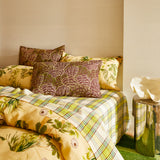 Claudelle Linen Pillowcase Set - Garnet Standard